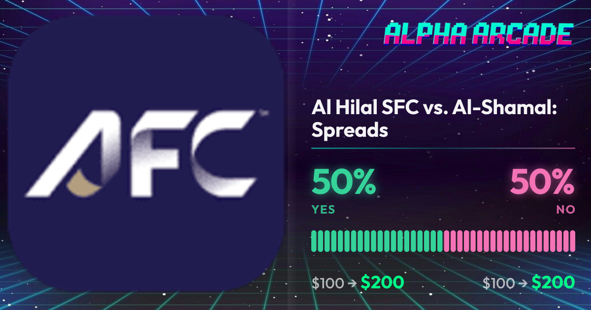 YES 50% / NO 50%