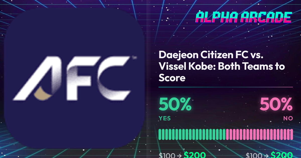 YES 50% / NO 50%