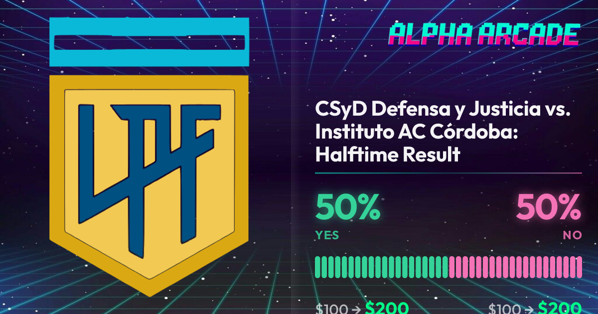YES 50% / NO 50%