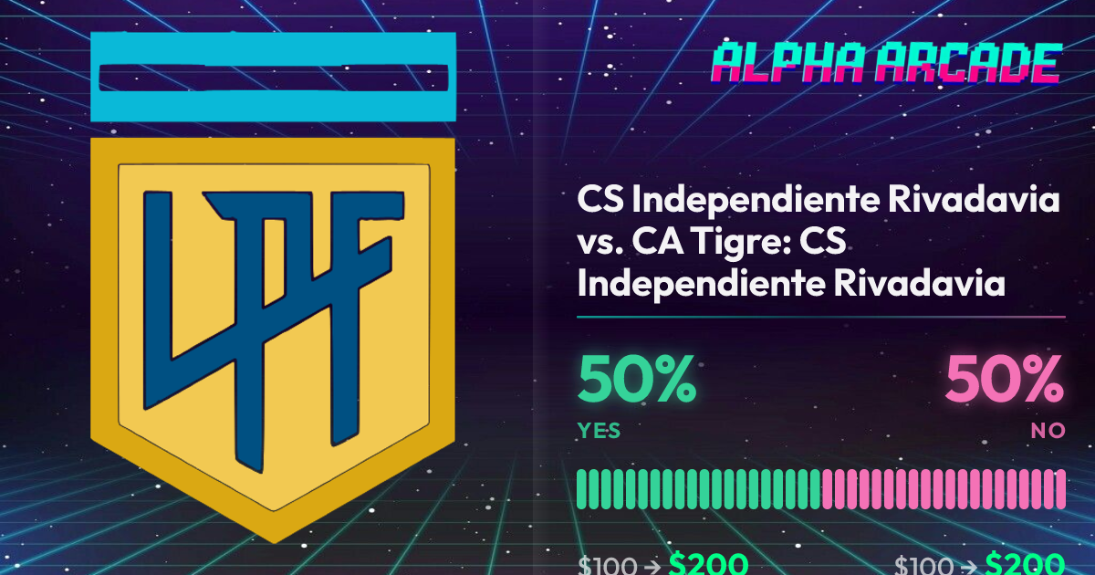 YES 50% / NO 50%