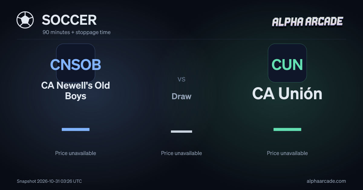 SOCCER: CA Newell's Old Boys — / Draw — / CA Unión —
