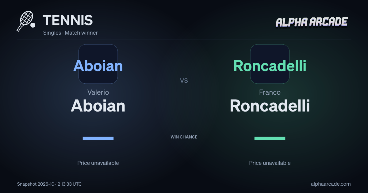TENNIS: Valerio Aboian — / Franco Roncadelli —