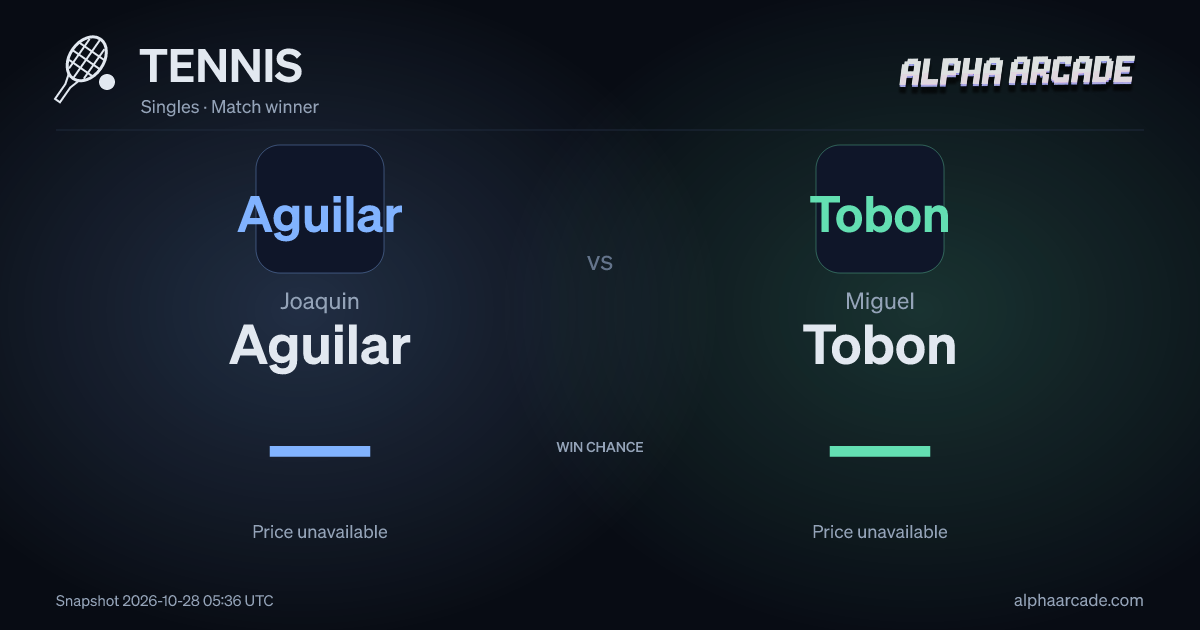 TENNIS: Joaquin Aguilar — / Miguel Tobon —