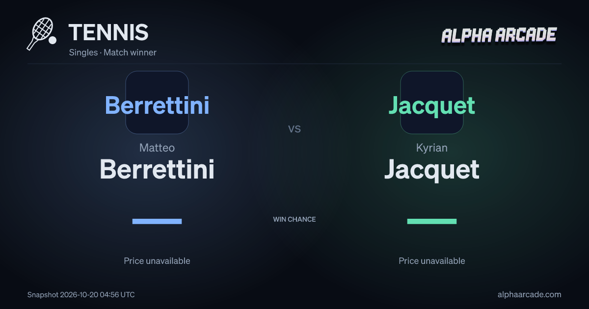 TENNIS: Matteo Berrettini — / Kyrian Jacquet —