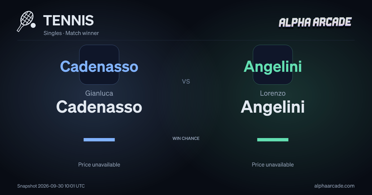 TENNIS: Gianluca Cadenasso — / Lorenzo Angelini —