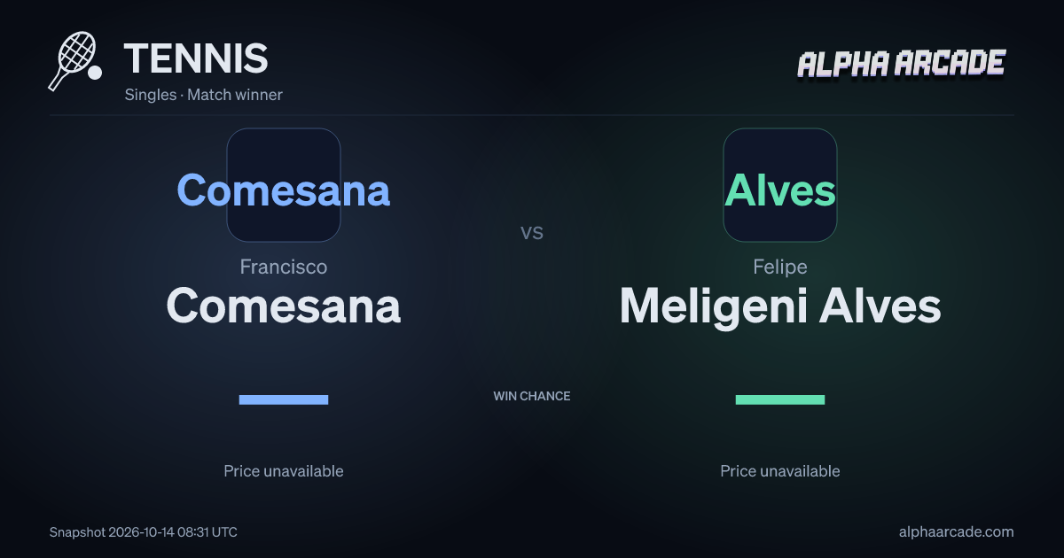 TENNIS: Francisco Comesana — / Felipe Meligeni Alves —