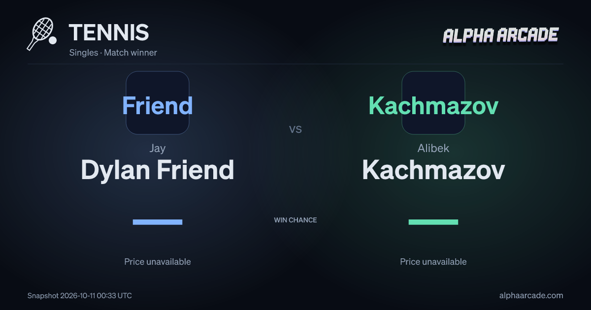 TENNIS: Jay Dylan Friend — / Alibek Kachmazov —