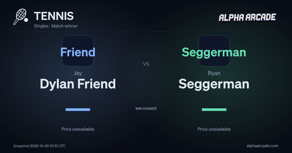 TENNIS: Jay Dylan Friend — / Ryan Seggerman —