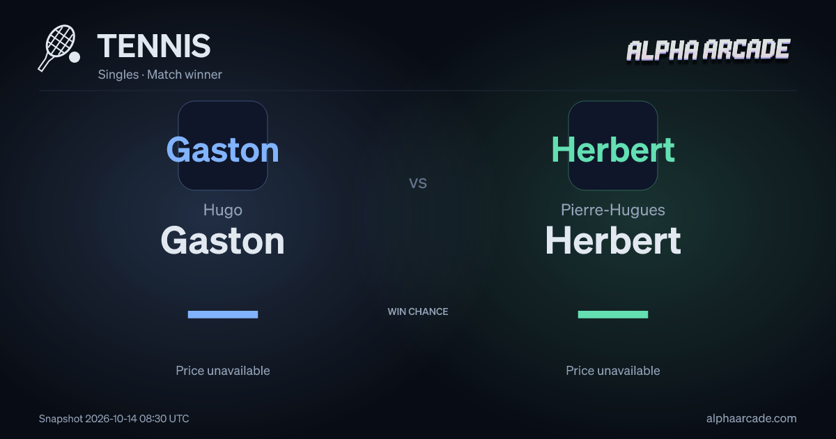 TENNIS: Hugo Gaston — / Pierre-Hugues Herbert —