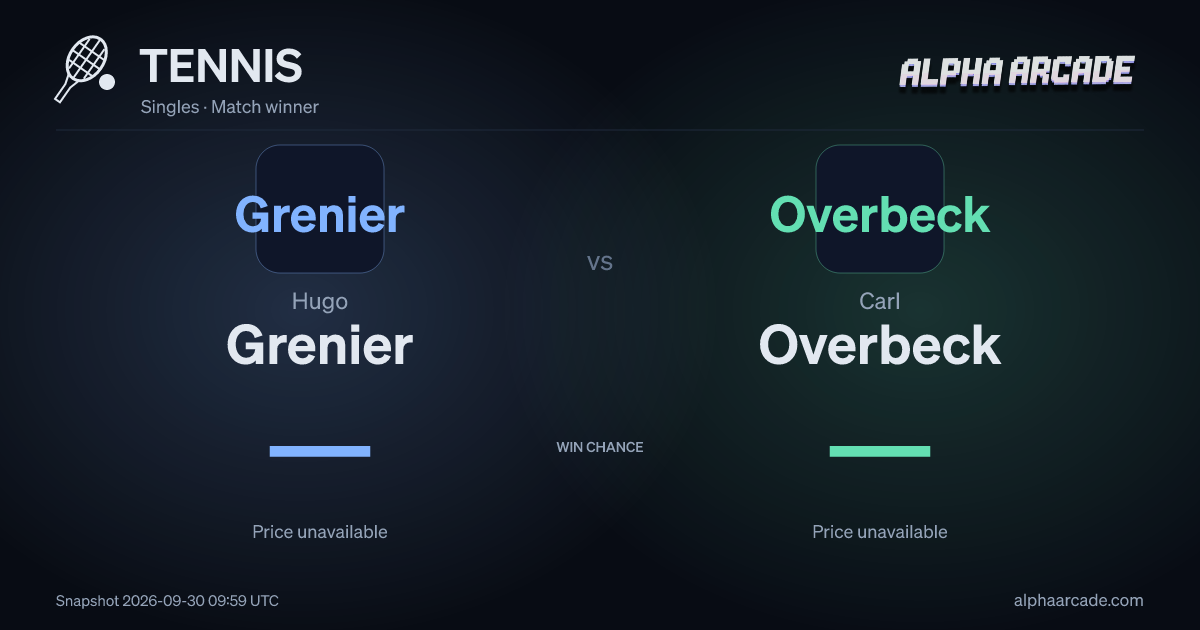 TENNIS: Hugo Grenier — / Carl Overbeck —