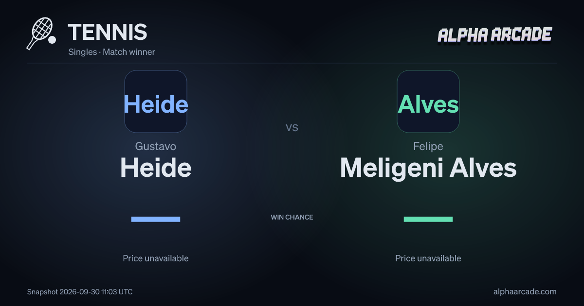 TENNIS: Gustavo Heide — / Felipe Meligeni Alves —