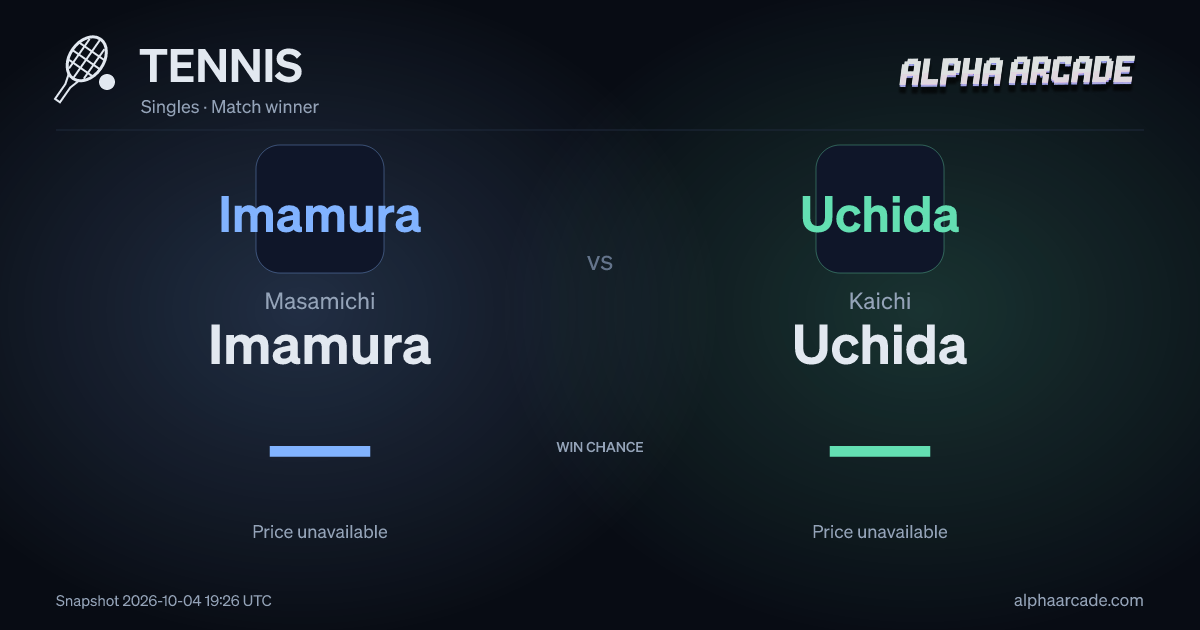 TENNIS: Masamichi Imamura — / Kaichi Uchida —