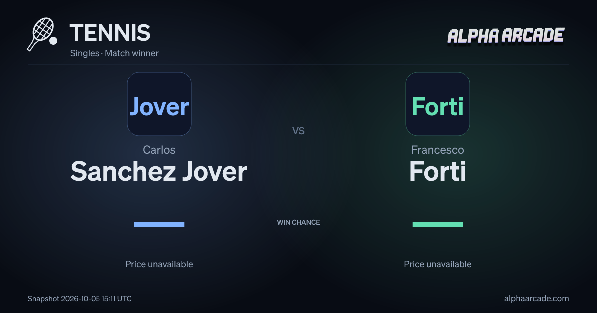 TENNIS: Carlos Sanchez Jover — / Francesco Forti —