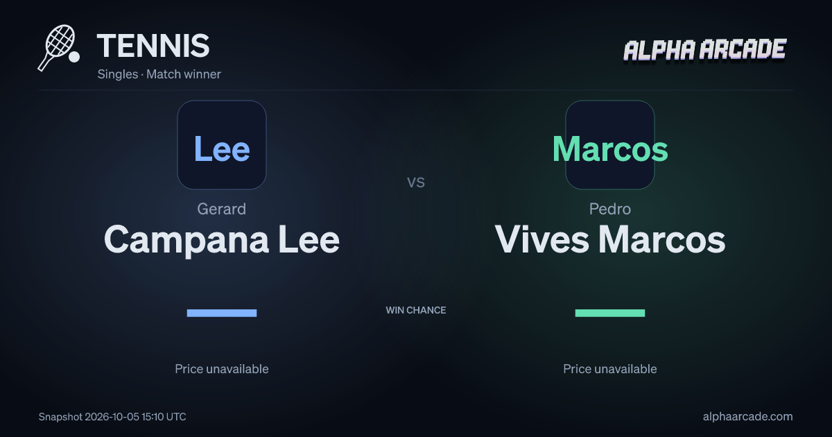 TENNIS: Gerard Campana Lee — / Pedro Vives Marcos —