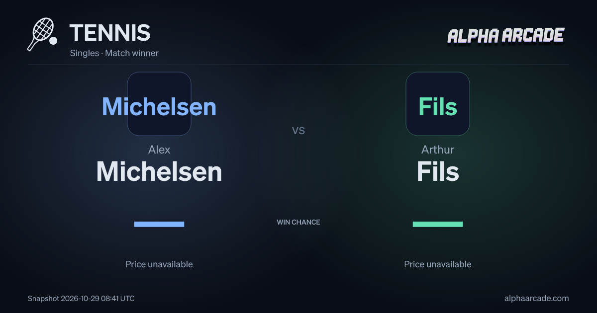 TENNIS: Alex Michelsen — / Arthur Fils —