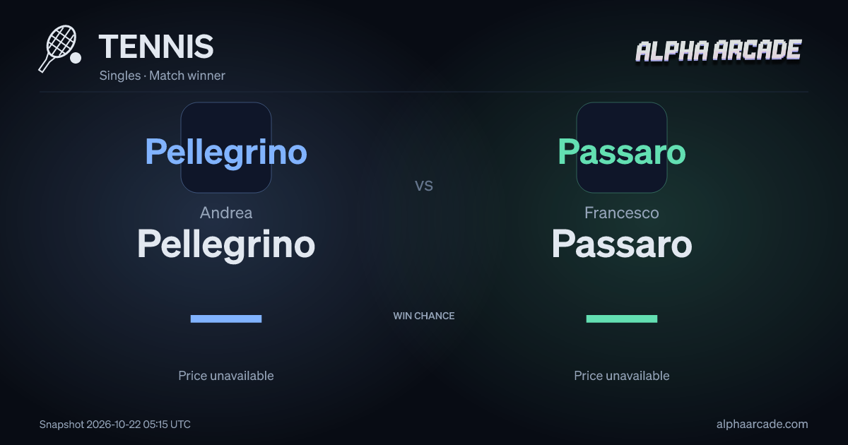 TENNIS: Andrea Pellegrino — / Francesco Passaro —