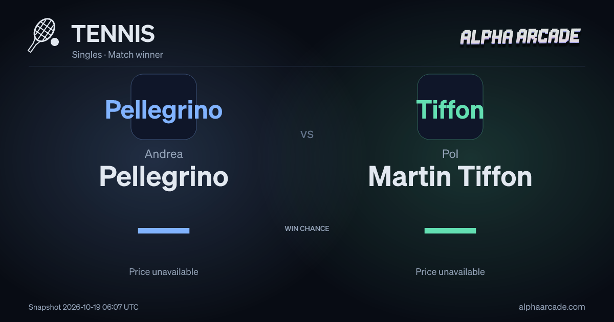 TENNIS: Andrea Pellegrino — / Pol Martin Tiffon —