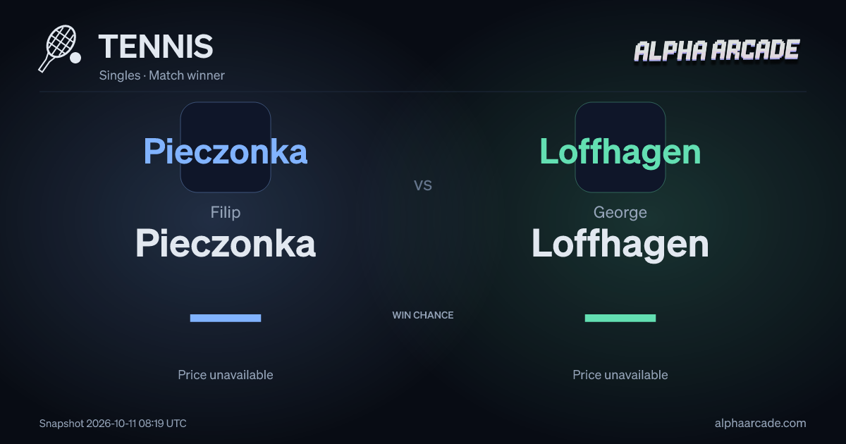 TENNIS: Filip Pieczonka — / George Loffhagen —