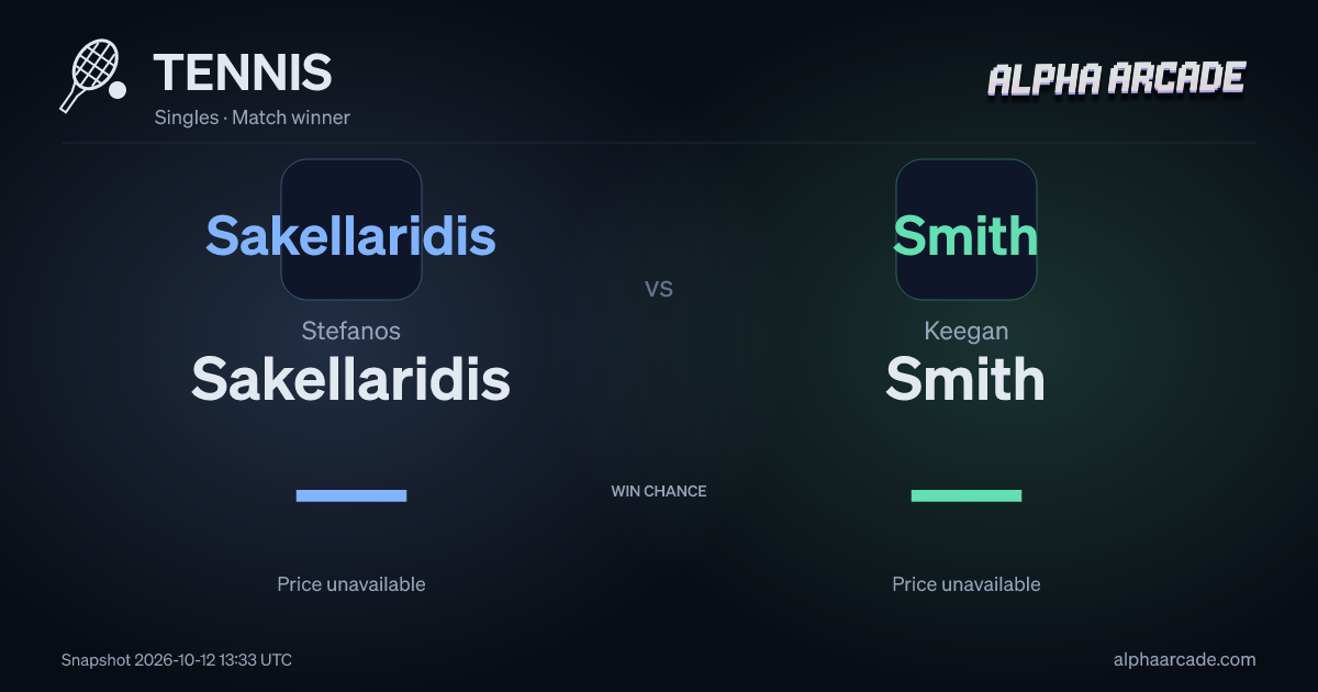 TENNIS: Stefanos Sakellaridis — / Keegan Smith —