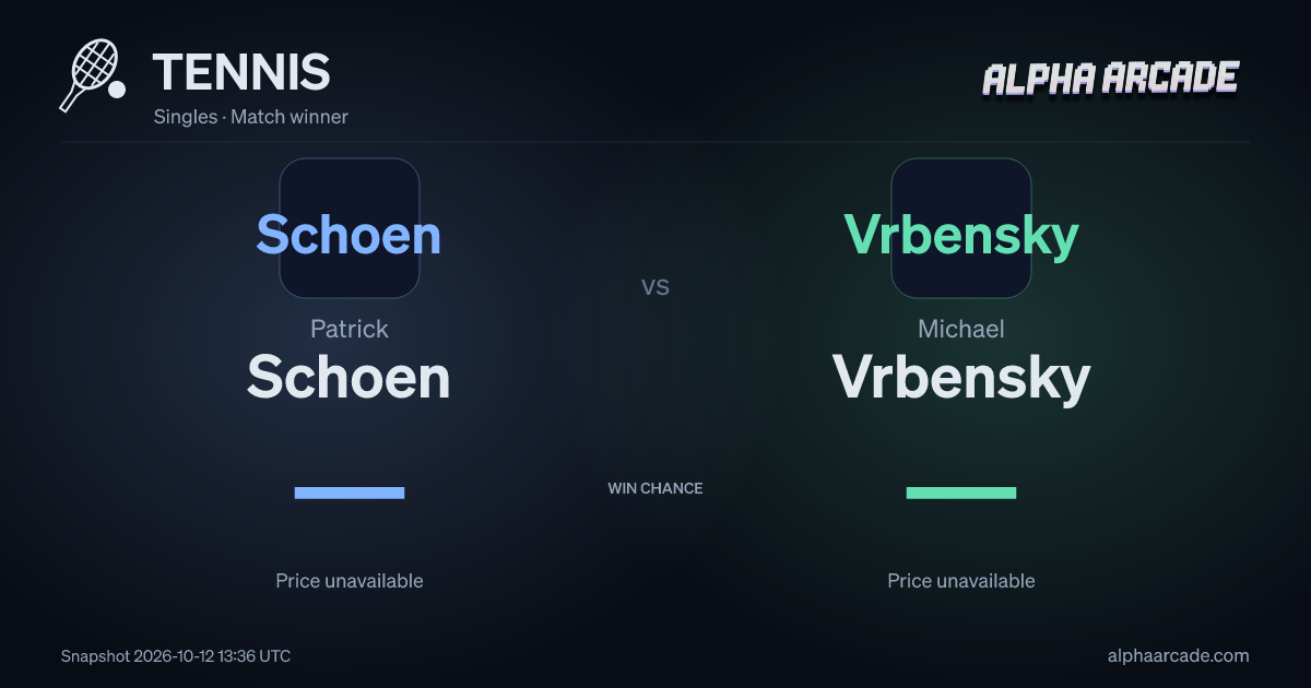 TENNIS: Patrick Schoen — / Michael Vrbensky —
