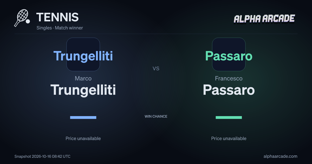 TENNIS: Marco Trungelliti — / Francesco Passaro —