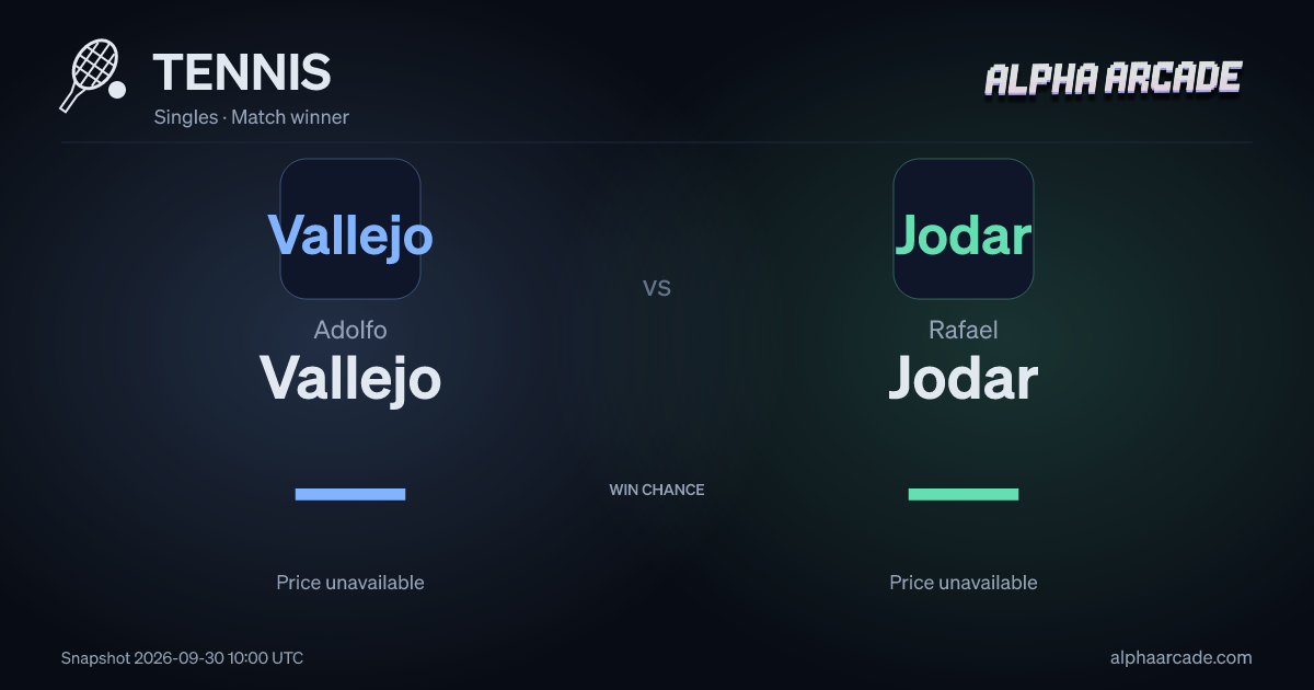 TENNIS: Adolfo Vallejo — / Rafael Jodar —