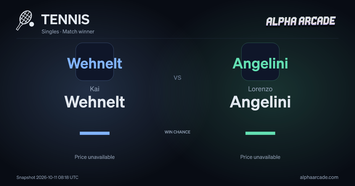 TENNIS: Kai Wehnelt — / Lorenzo Angelini —