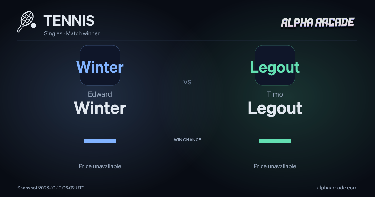 TENNIS: Edward Winter — / Timo Legout —