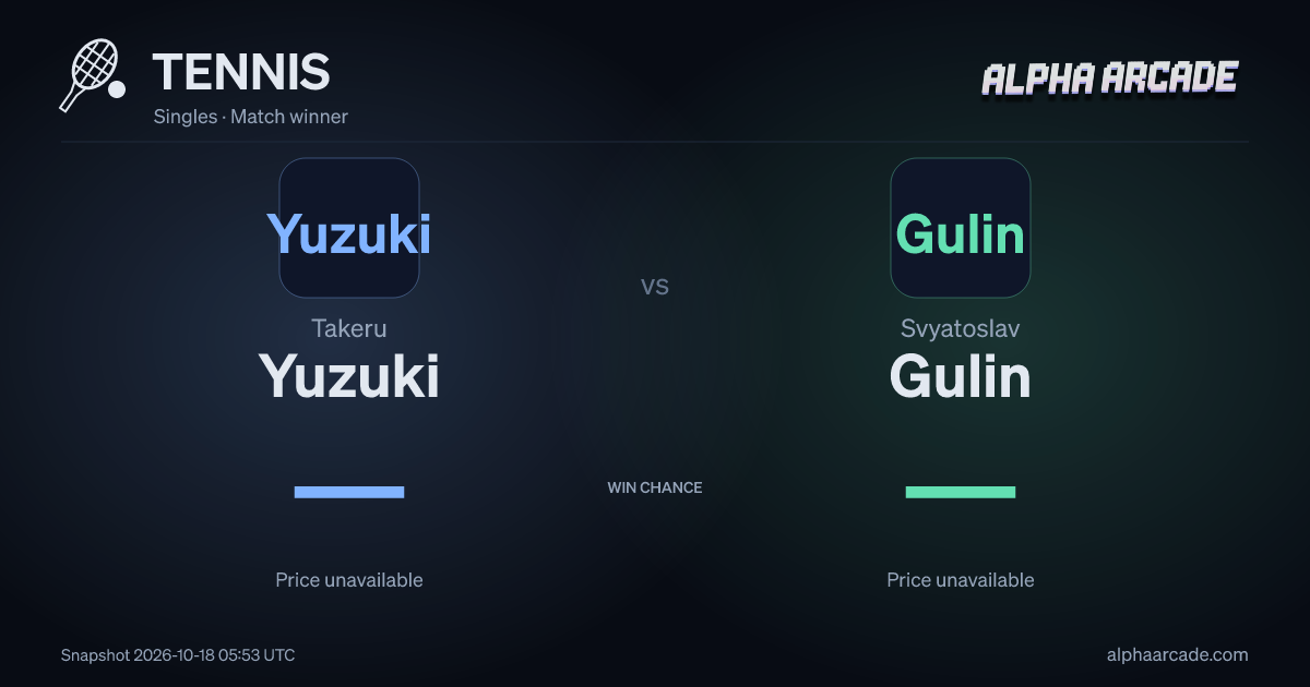TENNIS: Takeru Yuzuki — / Svyatoslav Gulin —