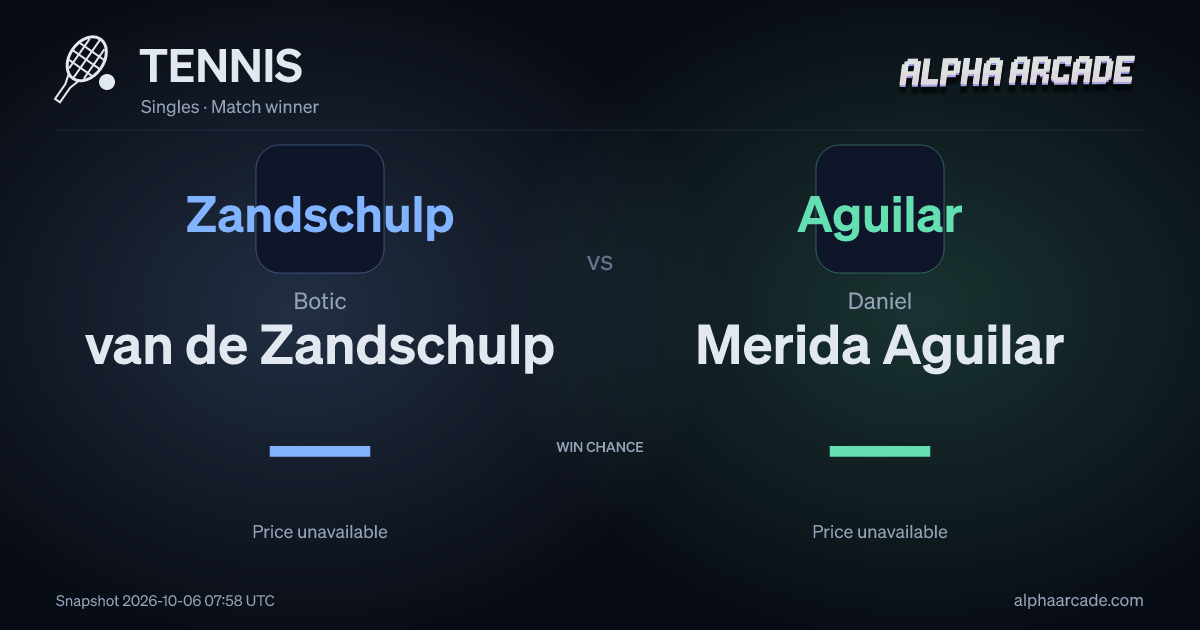 TENNIS: Botic van de Zandschulp — / Daniel Merida Aguilar —