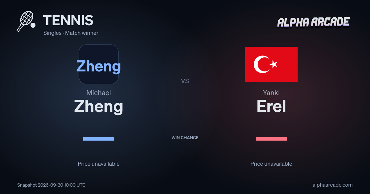TENNIS: Michael Zheng — / Yanki Erel —