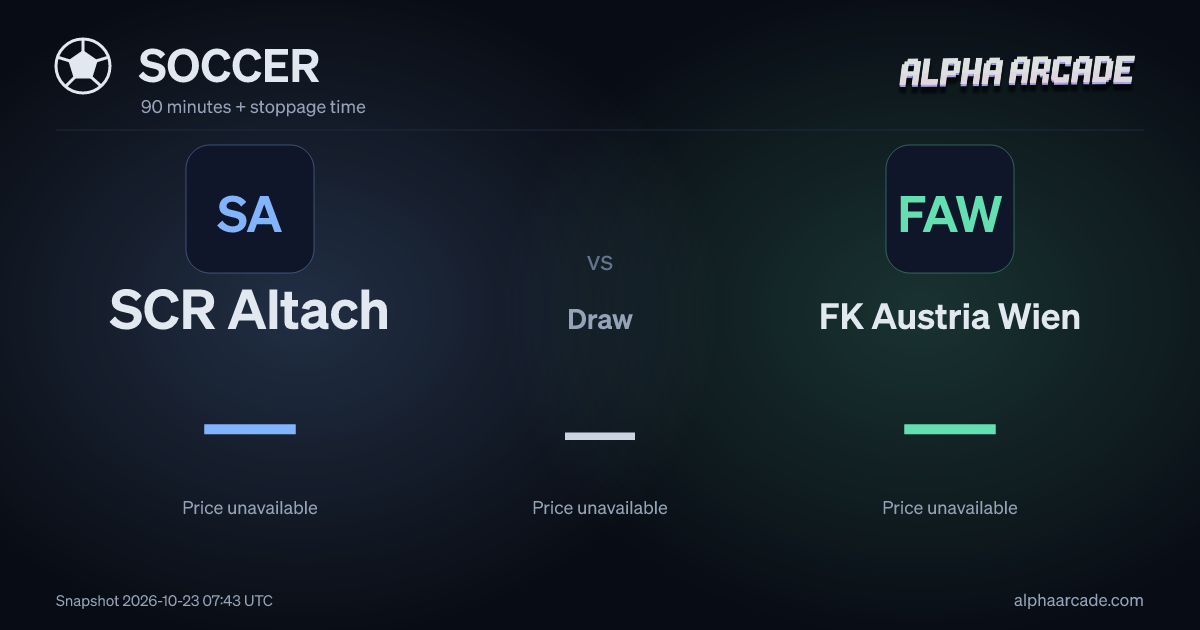 SOCCER: SCR Altach — / Draw — / FK Austria Wien —