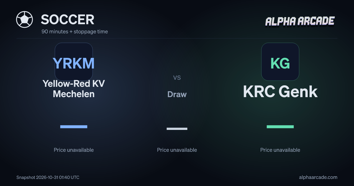 SOCCER: Yellow-Red KV Mechelen — / Draw — / KRC Genk —