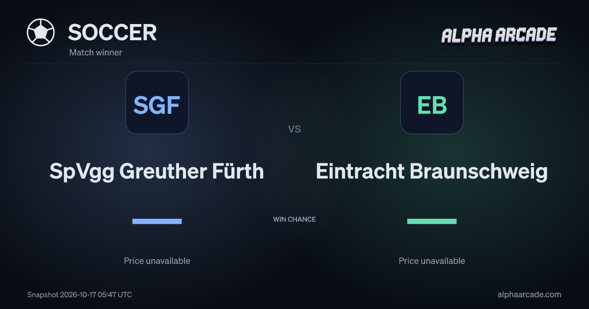 SOCCER: SpVgg Greuther Fürth — / Eintracht Braunschweig —