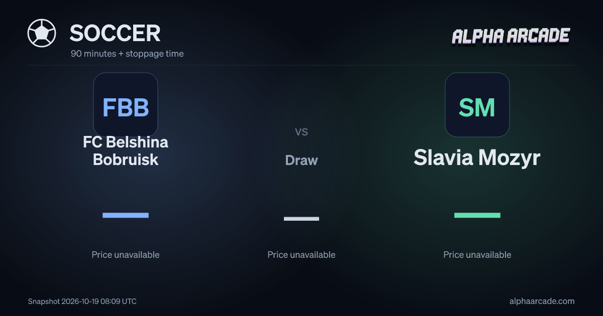 SOCCER: FC Belshina Bobruisk — / Draw — / Slavia Mozyr —