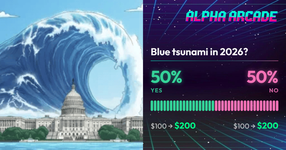 YES 50% / NO 50%