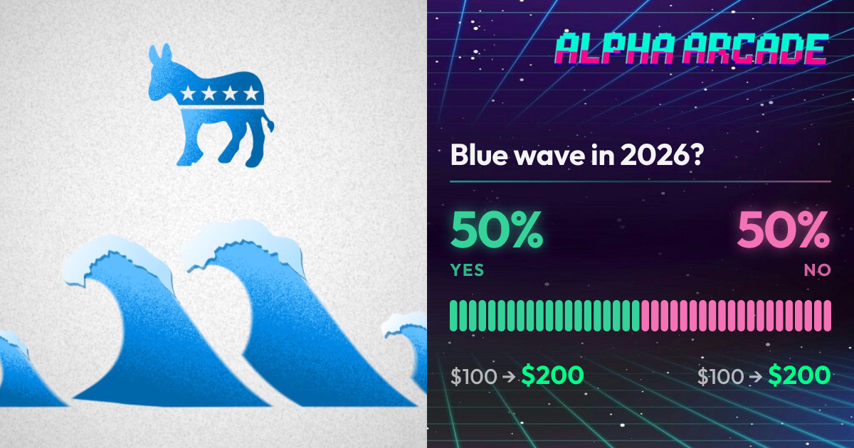 YES 50% / NO 50%
