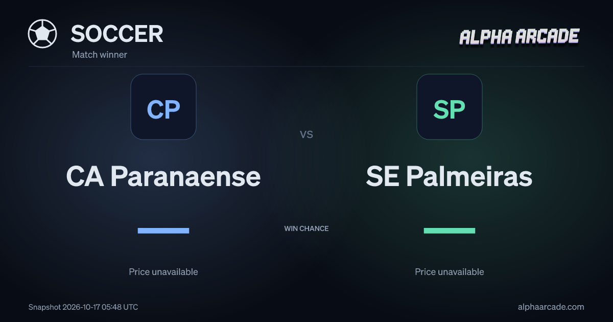SOCCER: CA Paranaense — / SE Palmeiras —