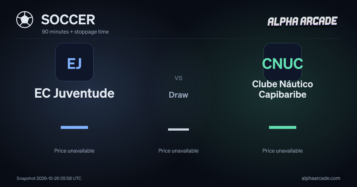 SOCCER: EC Juventude — / Draw — / Clube Náutico Capibaribe —