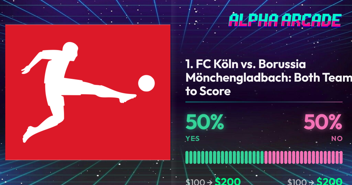 YES 50% / NO 50%