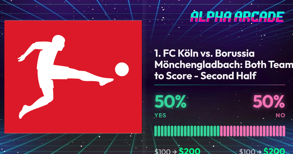 YES 50% / NO 50%