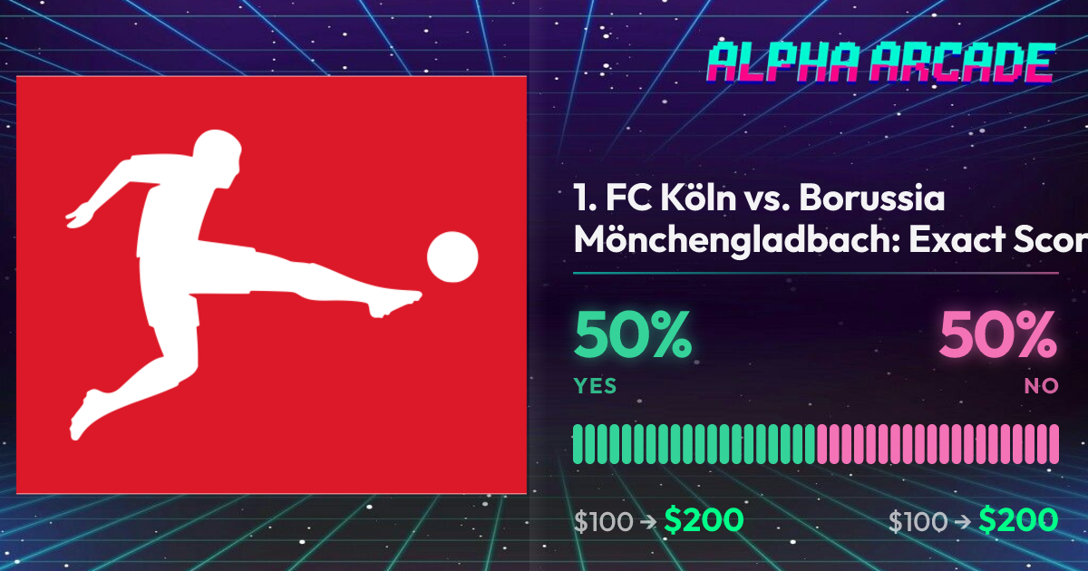 YES 50% / NO 50%