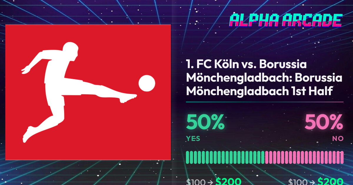 YES 50% / NO 50%