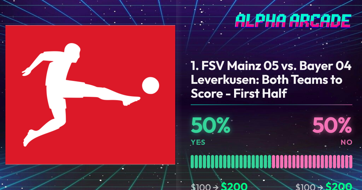 YES 50% / NO 50%
