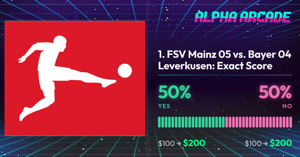 YES 50% / NO 50%