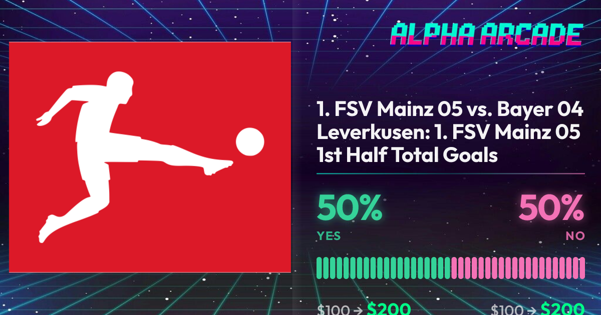 YES 50% / NO 50%