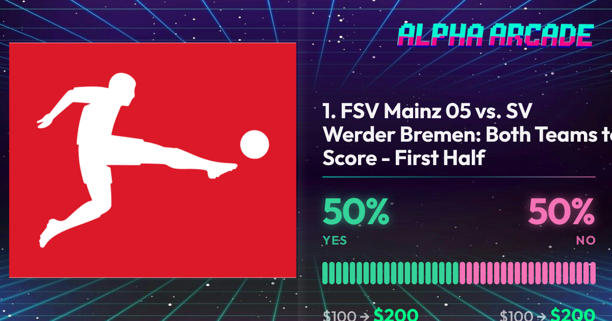 YES 50% / NO 50%