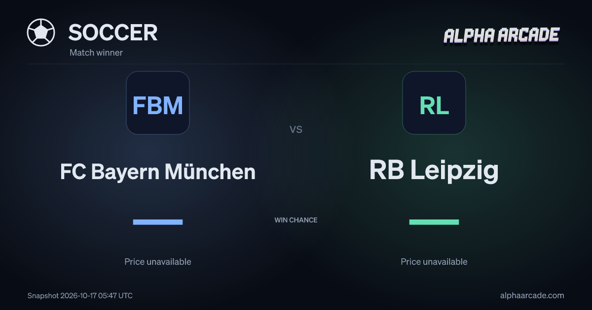 SOCCER: FC Bayern München — / RB Leipzig —