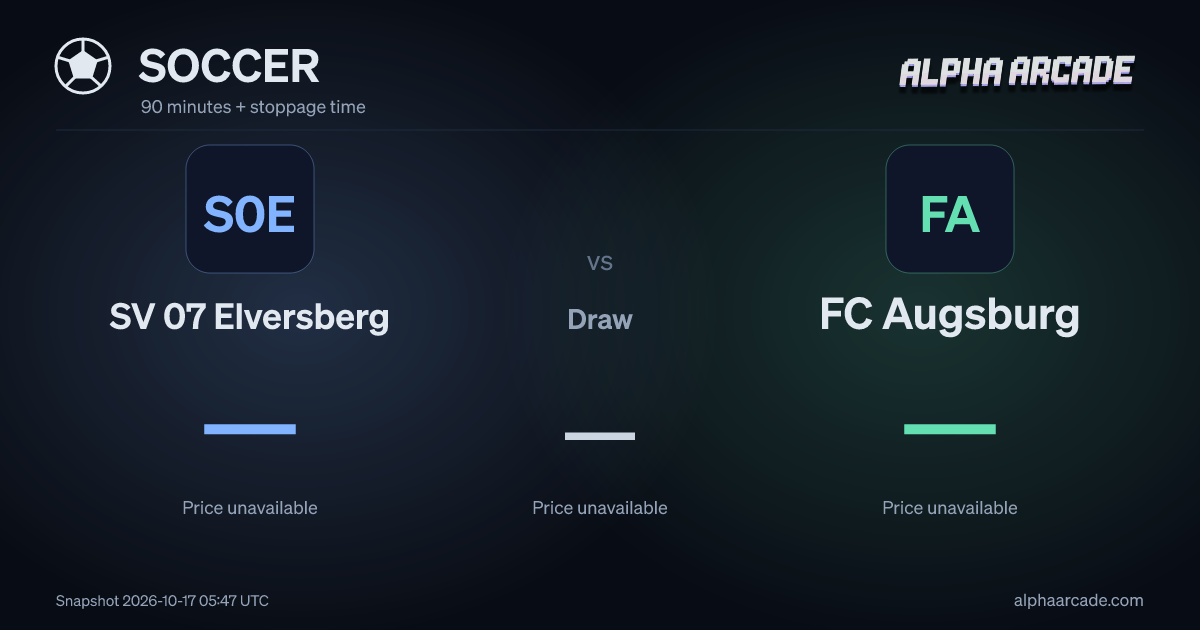 SOCCER: SV 07 Elversberg — / FC Augsburg —