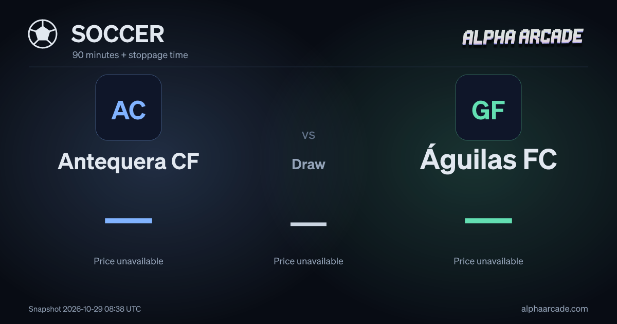 SOCCER: Antequera CF — / Draw — / Águilas FC —